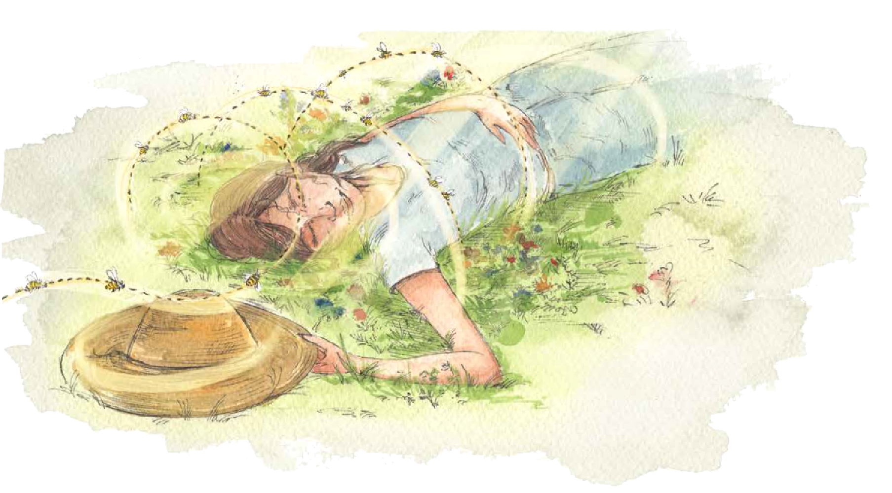 Soñando en el prado